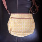 Fossil  Yellow Patterned Cross Body Purse Photo 2