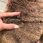 Tory Burch  Brown Shearling Wedge Boots Photo 5