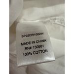 Flag & Anthem White Eyelet Mini Dress Tiered Size Small VNeck NWT Photo 7