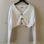 Urban Outfitters white cropped cardigan S Photo 0