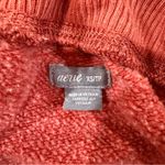 Aerie Drawstring Off Shoulder Oversized Sweater Women’s XS Red/Orange Cozycore Photo 3