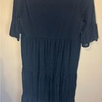 Black Tiered Maxi Sundress with Bell Sleeves Size 1X Photo 5