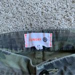 Sundry  Camo Cotton Twill Zip Jogger Pants w/ Color Side Stripe Size 25 Photo 4