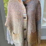 Universal Threads Universal Thread Multicolored Chunky Oversized Crewneck Cardigan Sweater Sz S Photo 0