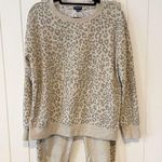 Splendid Tan Cheetah Print Long Sleeve Matching Pajama Set Photo 3