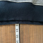 Frank & Eileen Ribbed Knit Pullover Sweatshirt XS White Navy Blue NEW Stripe Photo 5