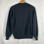 Vintage Quaker Factory Believe Christmas Sweatshirt Santa Angel Black WomenLarge Size L Photo 3