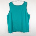 Avenue  Plus Size 26 28 Tank Top Thick Knit Green Sleeveless Solid Scoop neck 310 Photo 1