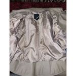 NEW Women’s Faux Leather Tan Moto Jacket XL Tan Photo 4