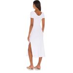 Vitamin A Catalina Tee Dress in White Medium Photo 3