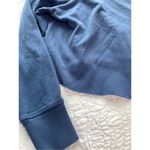 Offline Open Back Cropped Sweatshirt Size Small Blue Photo 3