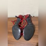 Gianni Bini Cherry Red Crisscross Heels Size 9.5 Photo 2