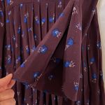 Free People  Purple Printed Tegan Choker Mini Dress, NWT Photo 8