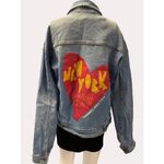 New York 1969 Women's Blue Jean Jacket Loose Fit Size S SKU 6244 Photo 3