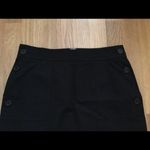 Missoni Vintage black red striped waistband mini skirt button accents size 10 Photo 4