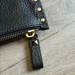 Valentino Garavani Valentino Vitello Large Rockstud Zip Pouch Black Photo 7