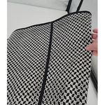 Talbots Petite Eyelet Midi Dress Church Office Career Black White Preppy Size 8P Photo 5