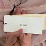 NEW! CLUB L LONDON Blush Pink Maternity Asymmetric Ruched Maxi Dress US 10/UK 14 Photo 12