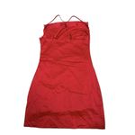 WYLDR  superstitious cowl neck slip red mini dress small Photo 3