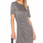 ALC Sally Ruched Short Sleeve T Shirt Dress in Heather Gray Soft Small EUC Photo 0