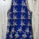 Lovers + Friends Lovers‎ + Friends Revolve Moonlit Mini Dress Lace Royal Blue Halter Womens XS Photo 0