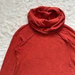 Free People FP Beach Top Cocoon Cowl Pullover Cowl Neck Long Sleeve Orange XS/S Photo 5