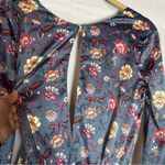 Victoria's Secret Victoria’s Secret Floral Print Satin Long Sleeve Full Pant Jumpsuit Size Small Photo 6