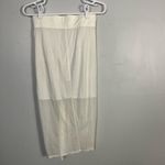 Helmut Lang  off white midi drape skirt size p/XS Photo 3