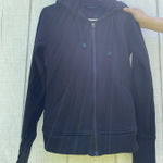 Athleta Women's Triumph Hoodie Size Small Color Solid Black Full Zip Athletic Photo 0