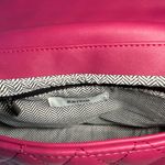 JustFab NWOT Mauve quilted look purse Photo 5