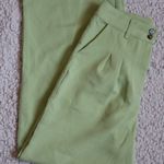 Cider lime green high waisted wide leg pants medium Photo 2