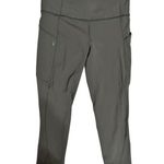 Lululemon  Womens sage green Capri High Elastic Waistband‎ Side Pocket Leggings Photo 0