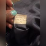 Chetta B  Navy Blue with embroidered Gold design short sleeve dress sz 10 Photo 4