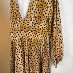 Free People Jayde Leopard Print Boho Maxi Dress Sz 4 Photo 8