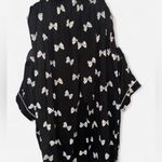 Kate Spade  Black and White Bow Pajama Set Photo 3