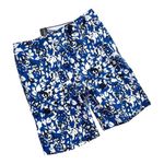 Mario Serrani NWT Womens  Tummy Control 9” Royal Print Bermuda Shorts - Sz 2 Photo 3