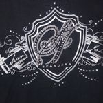 Sean John  S Y2K Zip Front Logo Hoodie in Black White Photo 6