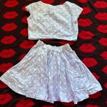 Bonne Chance collections baby blue polka dot two piece set S Photo 5