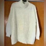 Molly Bracken  Fuzzy Sweater Cream Turtleneck sweater Photo 4