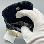 Vera Bradley Ashley Zip Top Coin Case Key Ring Denim Navy New Tags Limited Ed. Photo 3