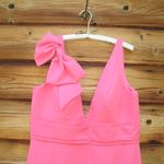 Mac Duggal  49454 Womens Pink SLEEVELESS V NECK BOW DETAIL MERMAID GOWN Photo 7