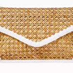 Lilly Pulitzer St. Barts Cane Clutch EUC Photo 0