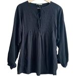 ZARA  Trafaluc puff sleeve peasant blouse Photo 0