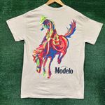 Cerveza Modelo Horseback Riding T-Shirt Size Medium Photo 0