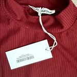 Reformation NEW   Skylar Knit Mini Dress - Chianti Small Photo 6