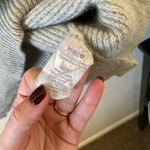 Vince . Cashmere & Wool Blend Ribbed Tunic Turtleneck Sweater Light Gray XS Photo 3