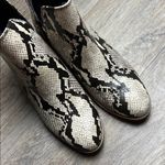 Dr. Scholl’s “Teammate” Snakeskin Print Booties Size 8.5 (run small like 7 Photo 3