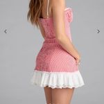 Red and White Gingham Dress Photo 1