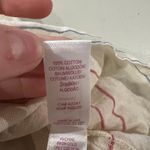 Velvet by Graham & Spencer Cream Cotton USA Melodia Blouse Size Small Red Photo 7