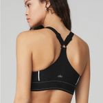 Alo Yoga NWT  Airlift Suit Up Removable Pads, adjustable straps Black & White XS Photo 3